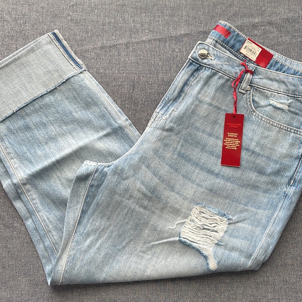 Jennifer Lopez Boyfriend Mid Rise Jean